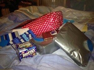 Pile of presents!