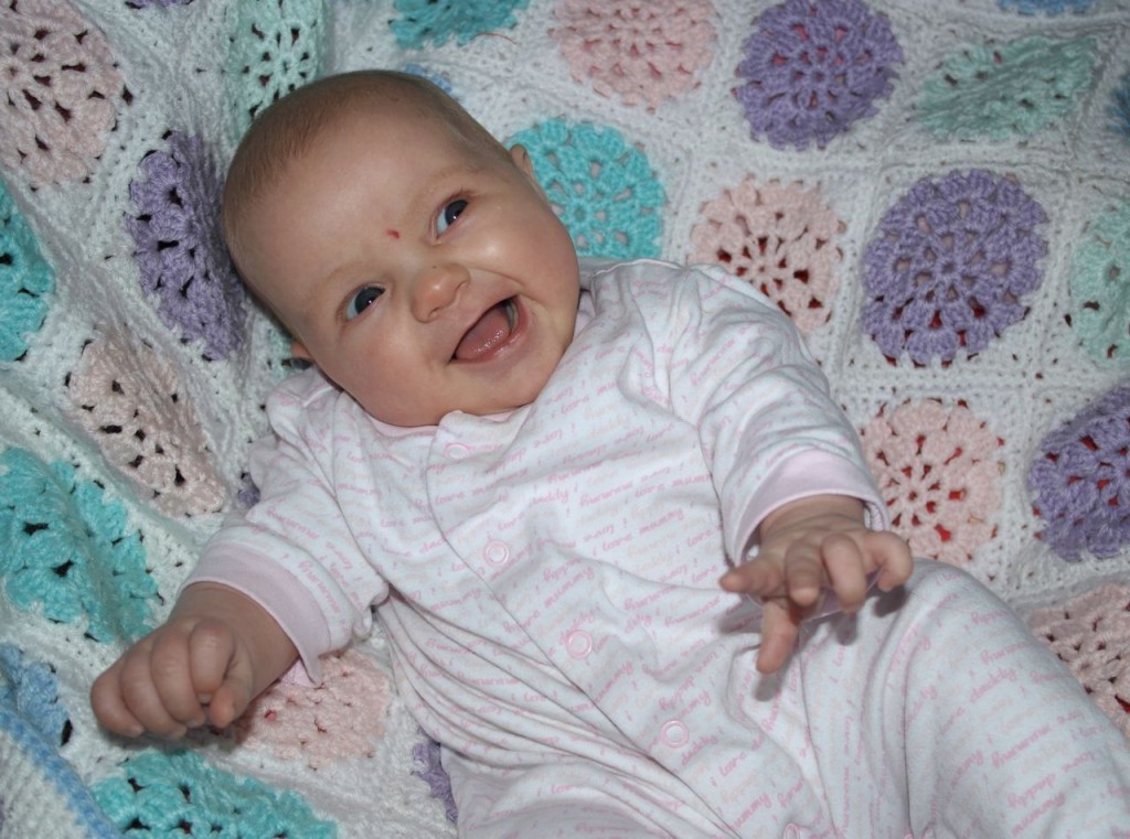 Lydia smiling