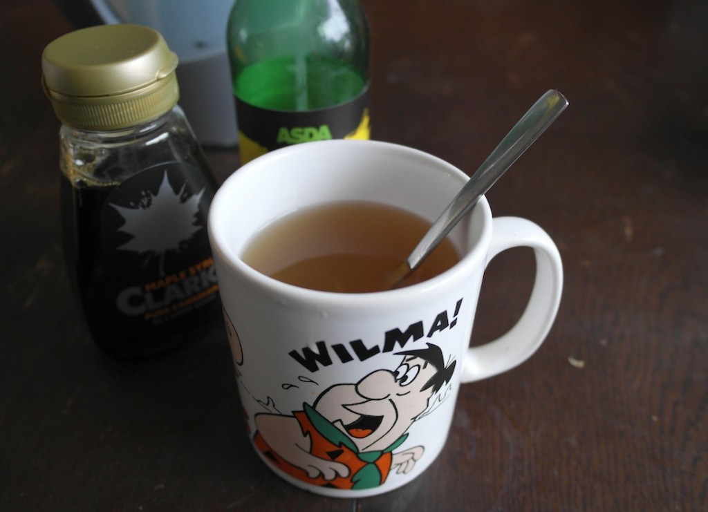 Soothing drink to help my throat!