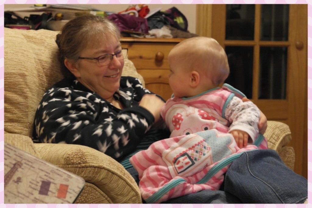 Bedtime cuddles with Grandma
