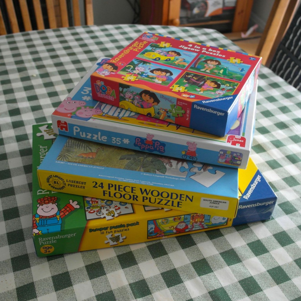 Georgie's jigsaw stash