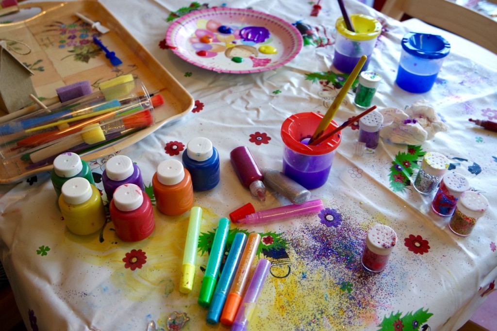 Making fairy houses