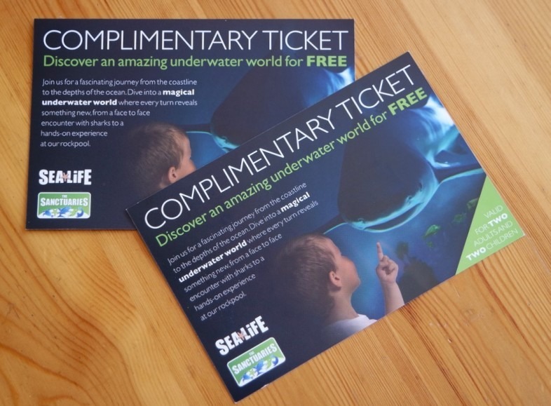 Sea Life Centre ticket competition