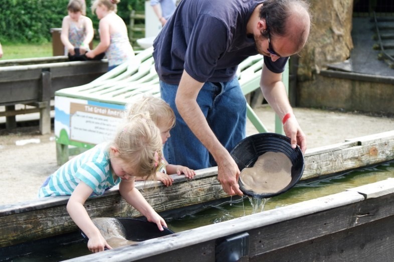 Panning for Gold at Hatton Adventure World