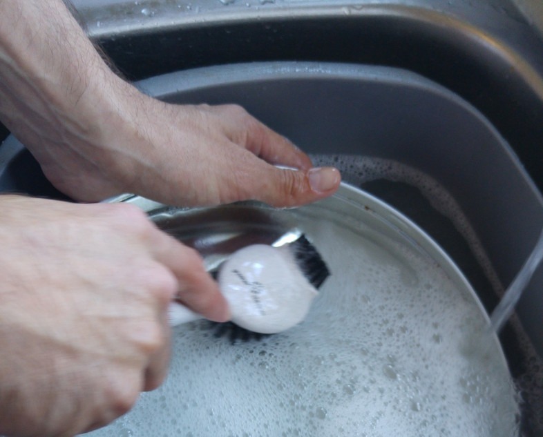 Washing up