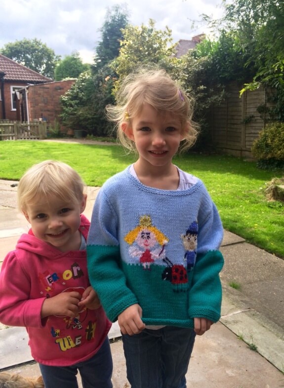 Ben and Holly knitted jumper