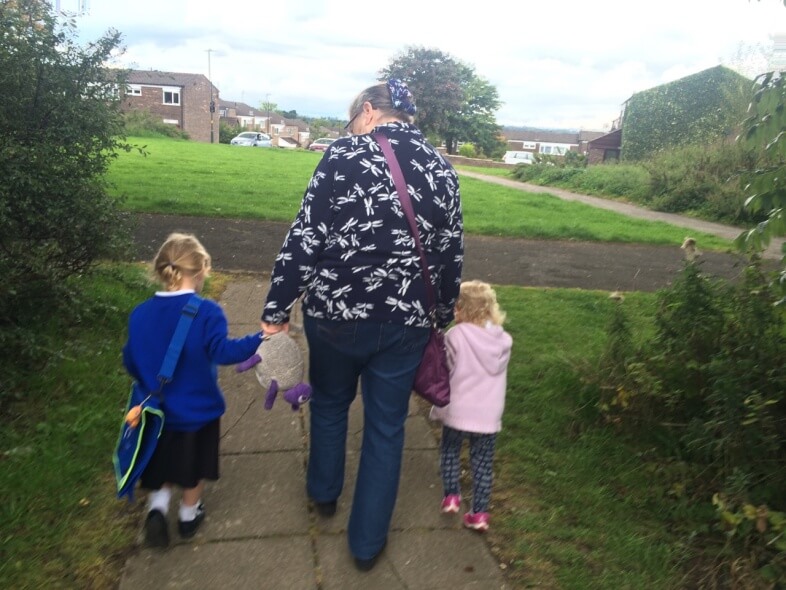 Walking home with Grandma