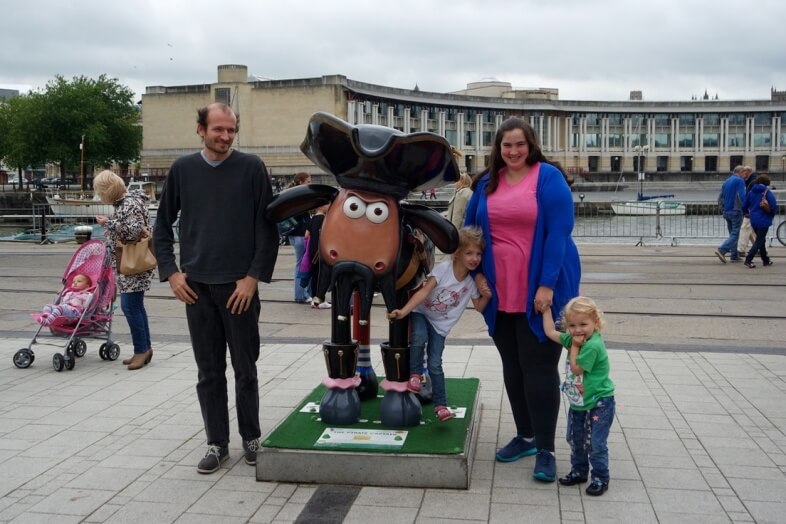 Family photo with Shaun