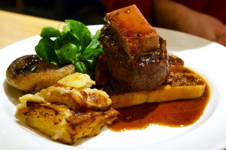 Steak at Beefeater