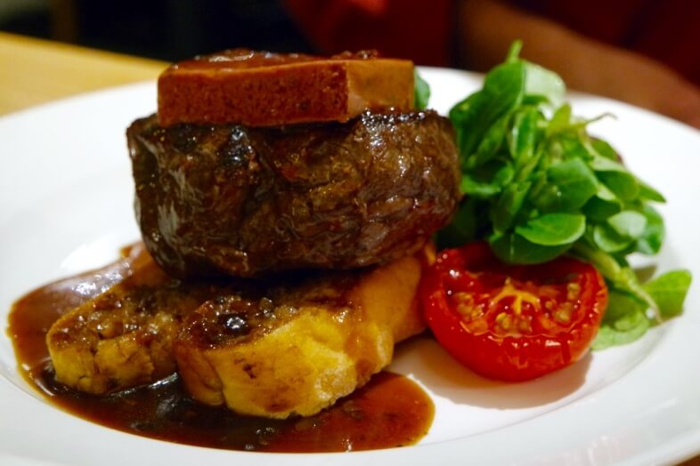 Steak at Beefeater