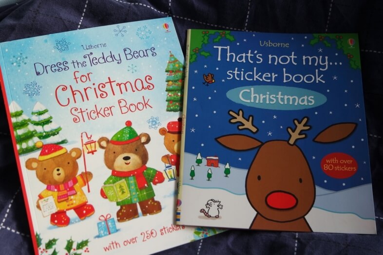 Christmas Eve box - sticker books