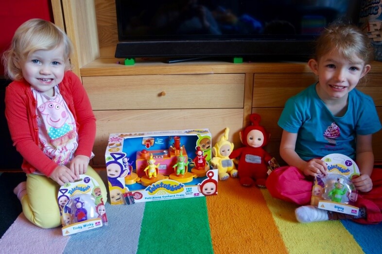 Some of the new Teletubbies toy range