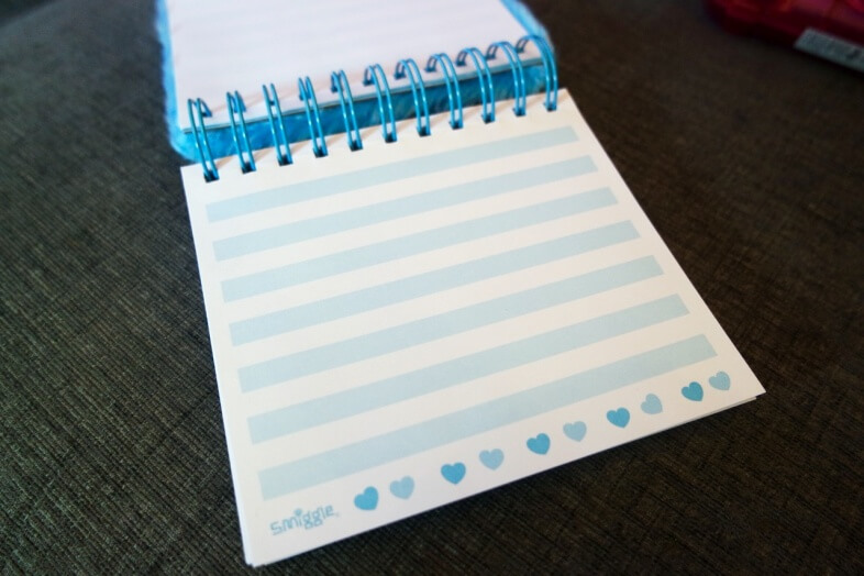 smiggle furry notebook