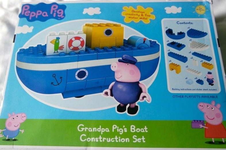 Peppa Pig Construction Grandpa Pig's Boat Set