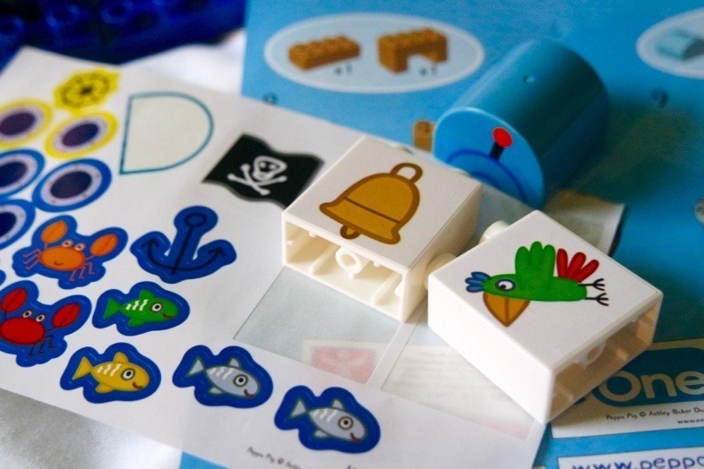 Stickers - Peppa Pig Construction Grandpa Pig's Boat Set