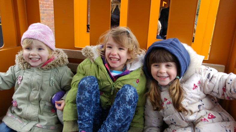 Girls at Thomas Land