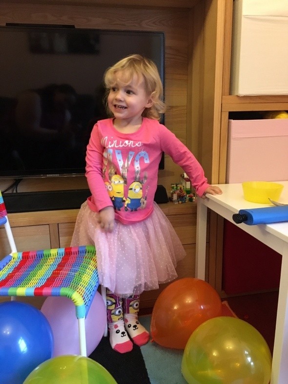 Lydia is 3