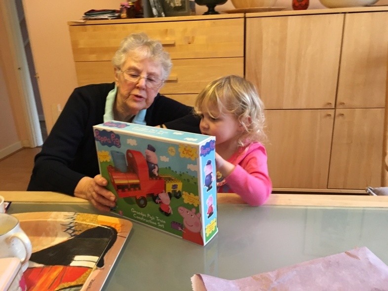 Lydia with Great Grandma