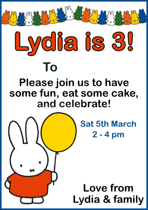 Party invitation