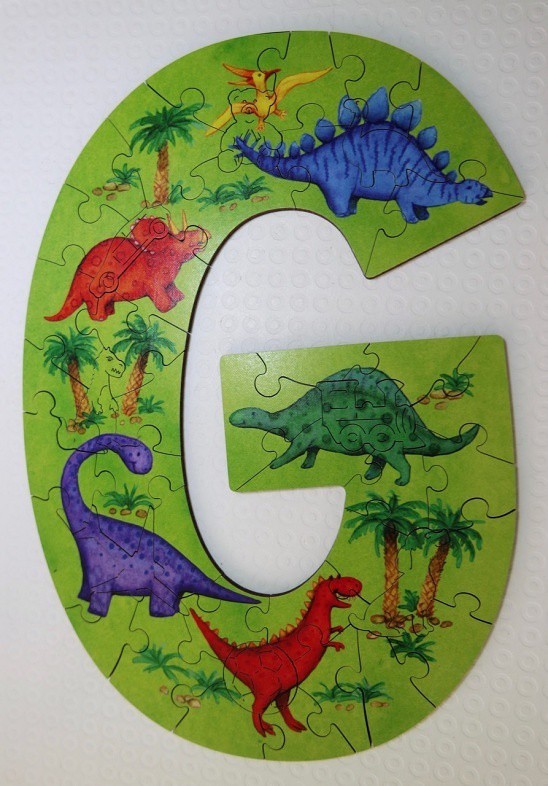Dinosaur G - Wentworth Alphabet Letter Jigsaw