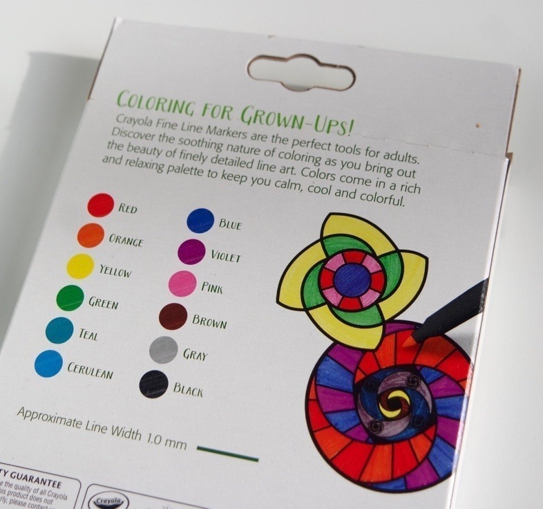 Crayola adult markers