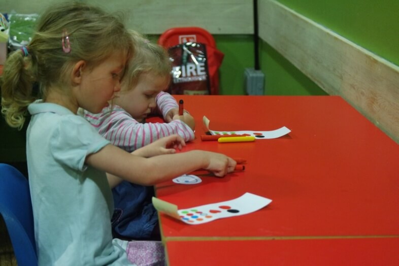 making badges - Sea Life Birmingham