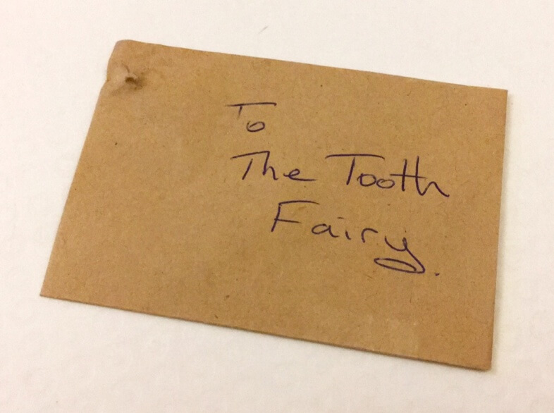 To the tooth fairy