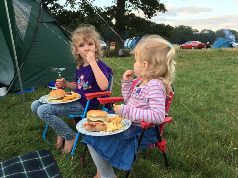 bbq on the campsite