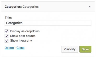 Categories