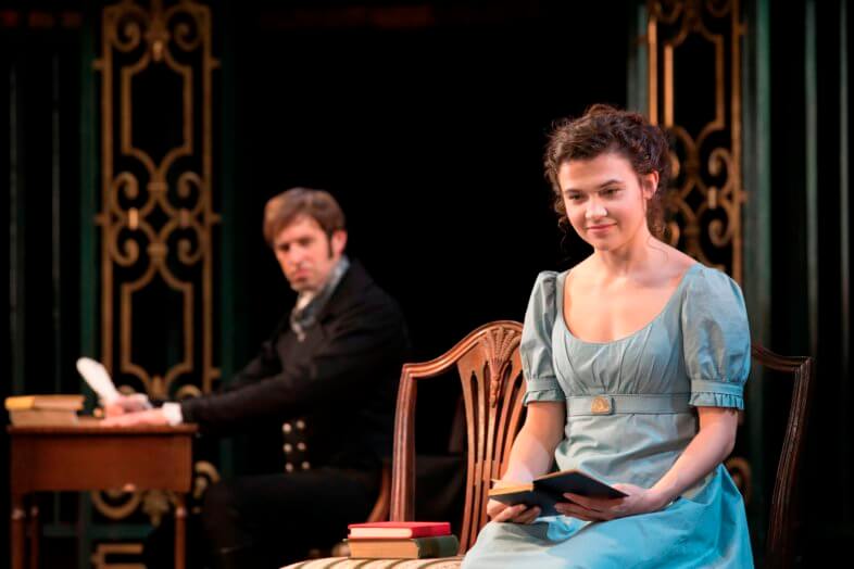 PRIDE AND PREJUDICE by Austen, , Writer - Jane Austen, Director - Deborah Bruce, Designer - Max Jones, Composer - Lillian Henley, Lighting - Tina MacHugh, Sound - Matt McKenzie, Churchill Theatre, Bromley,2016, Credit - Johan Persson - www.perssonphotography.com /