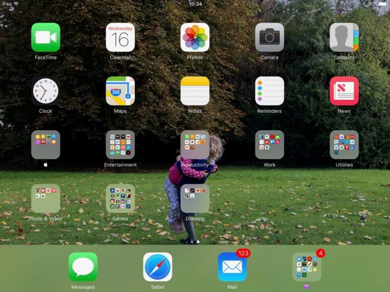 iPad Home Screen