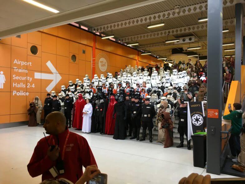 Garrison of storm troopers at MCM Comic Con