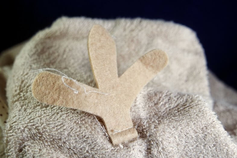 Cuddledeer toddler towel