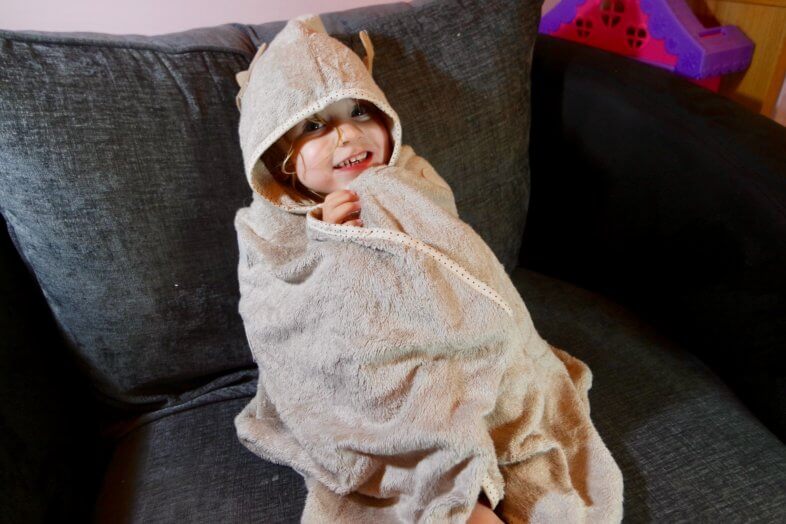 Cuddledeer toddler towel