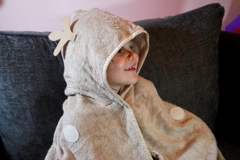 Cuddledeer toddler towel