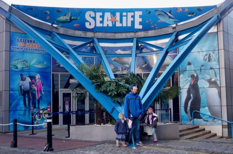 Seeing Santa at the Sea Life Centre