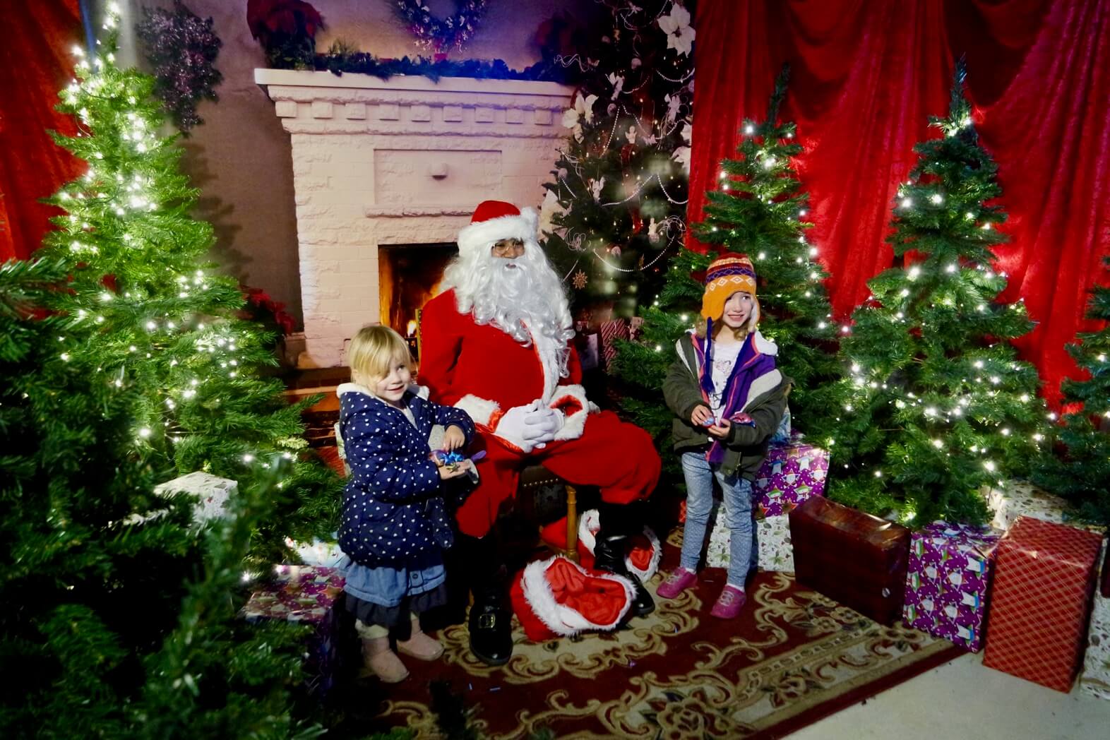 Seeing Santa at the Sea Life Centre