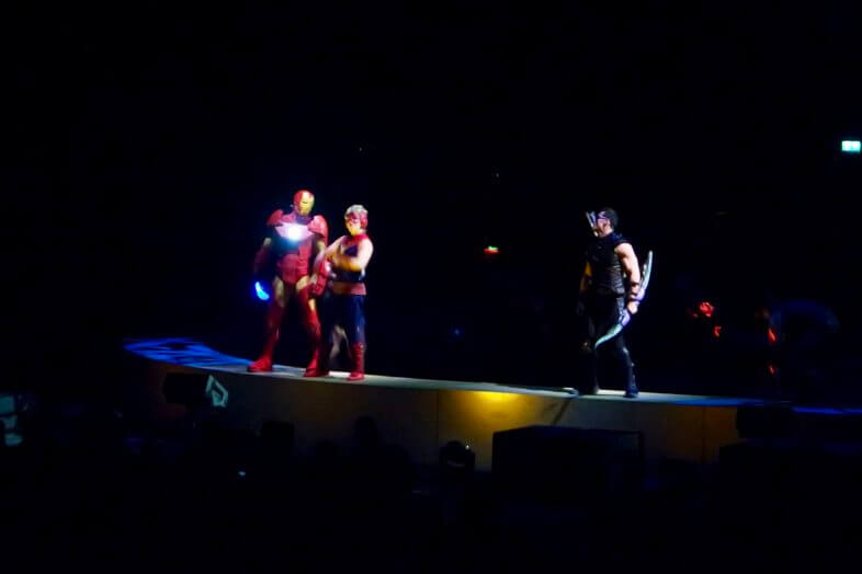 Super Heroes at Marvel Universe Live!