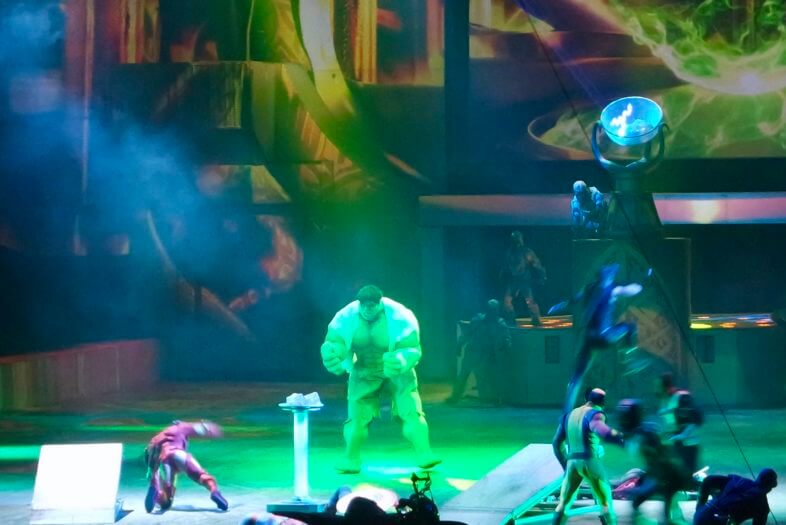 The Hulk at Marvel Universe Live!