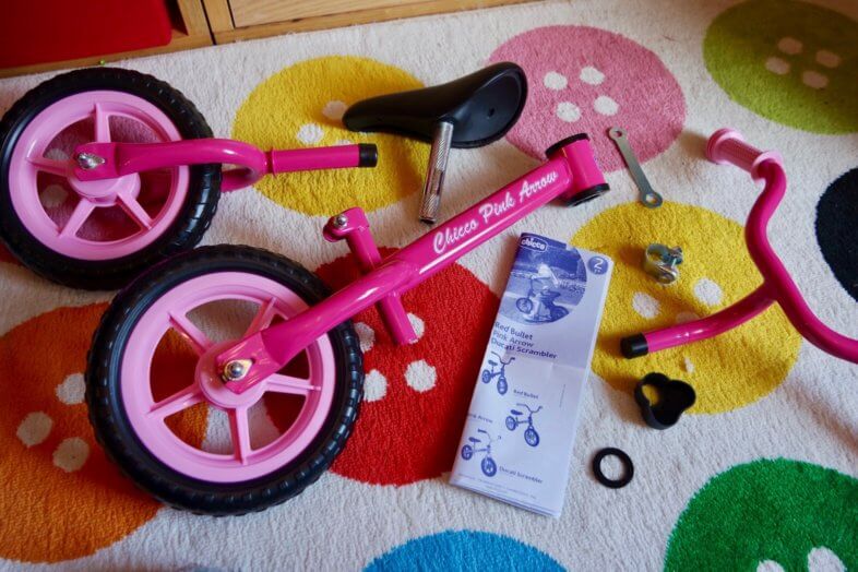 Chicco Pink Arrow Balance Bike