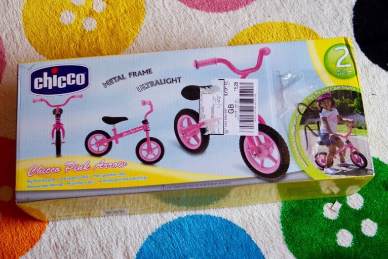 Chicco Pink Arrow Balance Bike