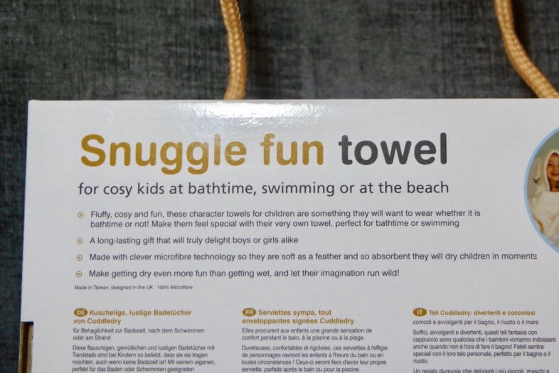 Cuddledry Snuggle Bunny Towel