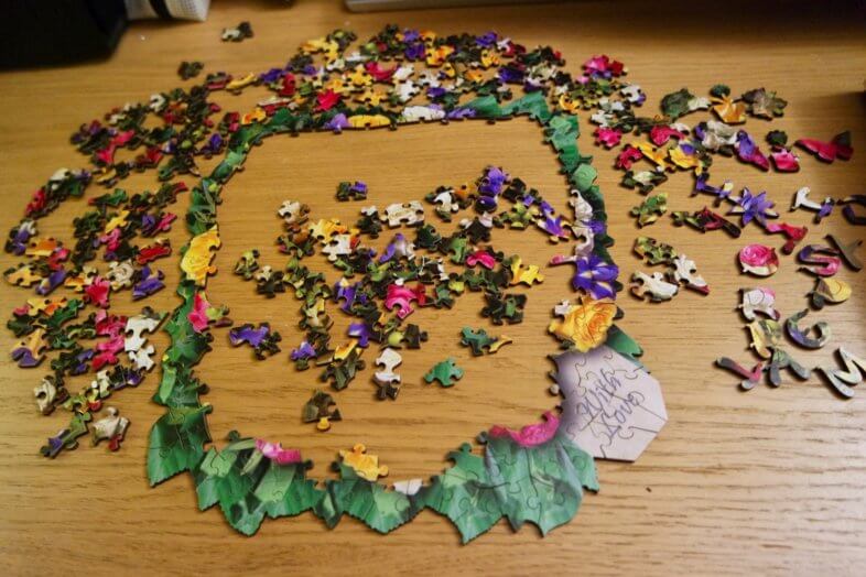 With Love - Wentworth Wooden Jigsaw Puzzle