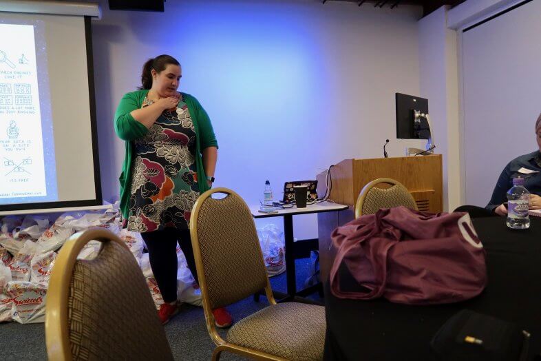 Me speaking at BlogOn