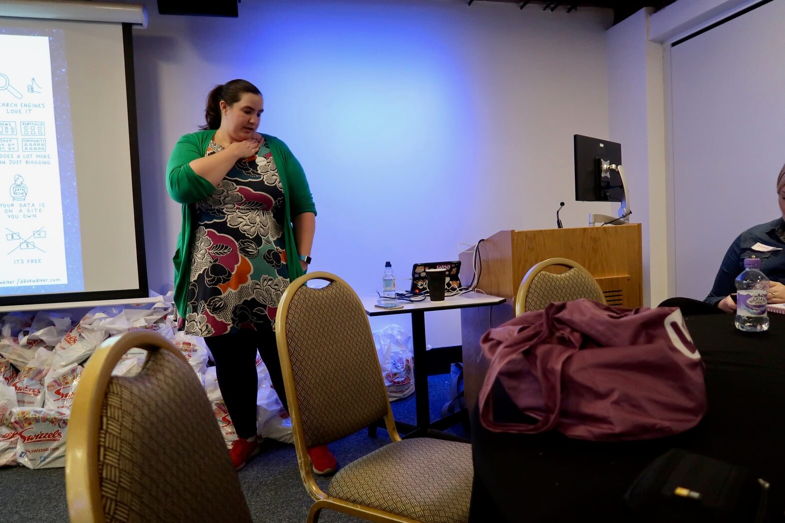 Me speaking at BlogOn
