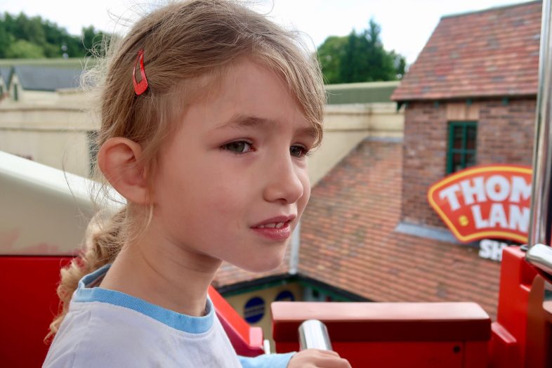 Georgie on the Winston ride