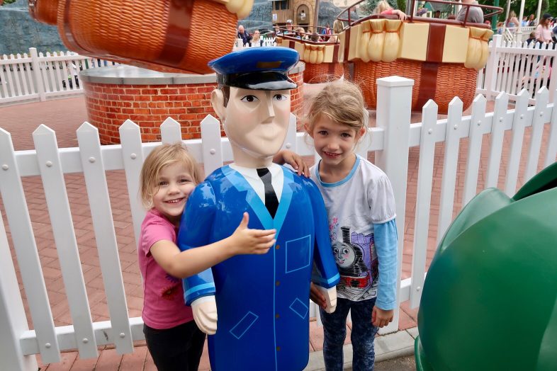 With the station master