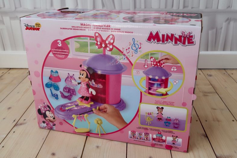 Minnie Mouse Magic Turnstyler back of box
