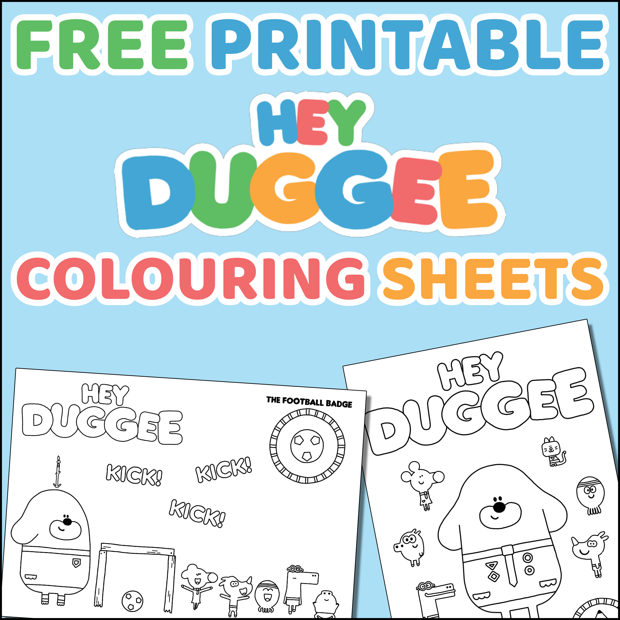 Hey Duggee Coloring Pages Printable Hey Duggee Coloring Pages Printable