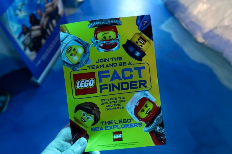 Lego Sea Explorers Fact Finder sheet